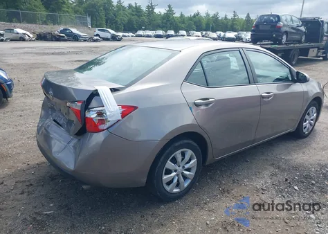 2016 Toyota Corolla Le from USA, damaged, VIN 2T1BURHE7GC743238